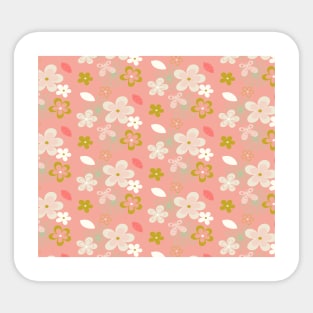 butterflies and flowers Sticker